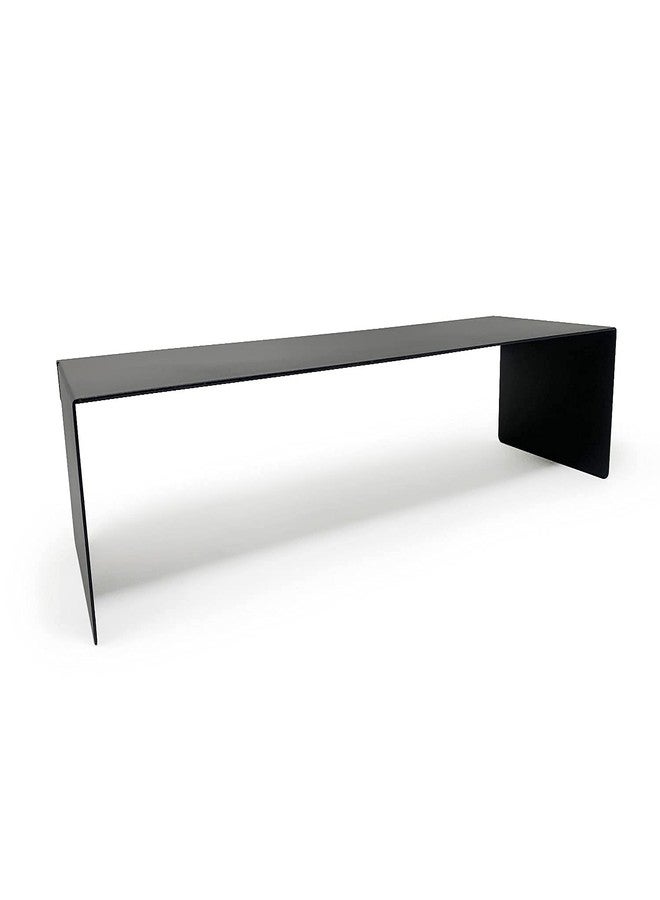 Mitus Floating Bookends Wall Mounted Metal Display Shelf (Set of 2) Black - Image 3